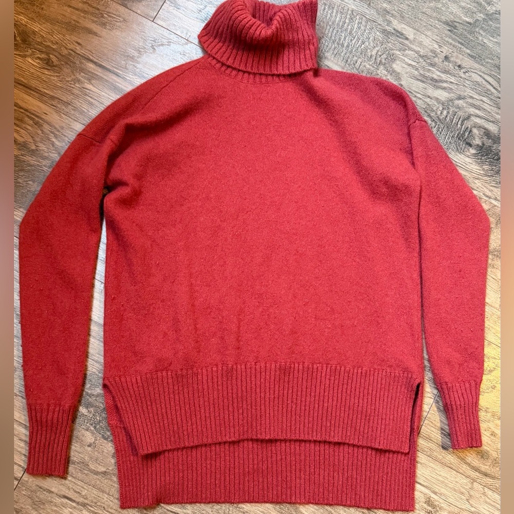 Saks Fifth Avenue Red Cashmere Sweater